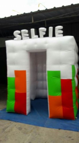 Cabina De Selfies Inflable 2x2m De Colores