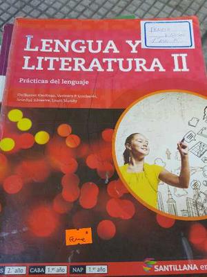 Lengua Y Literatura 2 Santillana En Linea. Detalles Foto