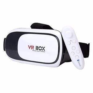 Lentes de Realidad Virtual Vr Box Con Control - Blanco.
