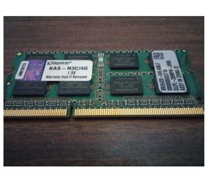 Memorias Notbook DDRMHZ de 2GB y 4GB Varias Marcas.