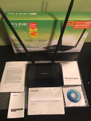 Router Tplink Tlwr841hp Wifi Rompemuros Máximo Alcance 1w