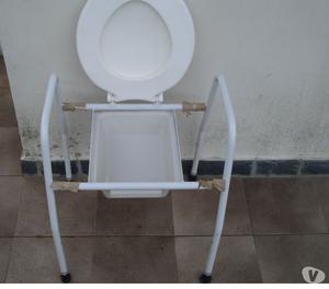 Silla para ducha, eleva inodoro, sin uso