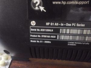 VENDO PC HP G1 ALL IN ONE $