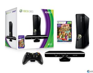 Xbox 360 Slim Modelo  incluye Sistema Kinect 2 controles