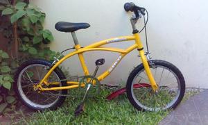 bicicleta siko rodado 16 playera amarilla