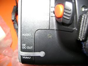 filmadora,caset,con su adaptador para video jvc,casetera