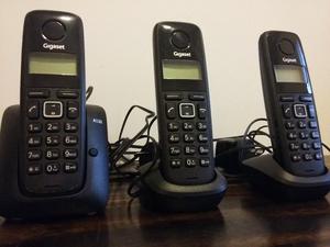 3 teléfonos inalámbricos GIGASET A120
