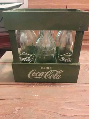 Cajon De Seis Botellas De Coca Cola Coleccion Aniversario