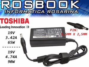 Cargador Para Notebook Toshiba Original 19v 3.42a