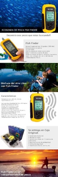 Ecosonda Portatil De Pesca Fish Finder Sonar