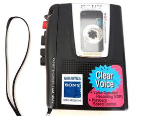 Grabador periodista Sony TCM453V Full Size Cassette