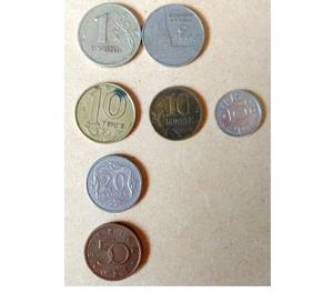 Lote 7 Monedas Internacionales Sin Repetir