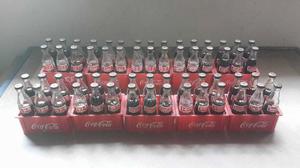 Lote De 60 Botellas Miniatura De Coca Cola Y 10 Cajoncitos