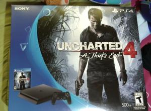 PLAY STATION 4 DE 500GB UNCHARTED