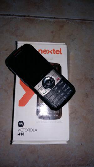 Vendo Nextel i418 Nuevo en caja con Manual Liberado