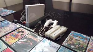 Wii Chipeada Usada Con 42 Juegos