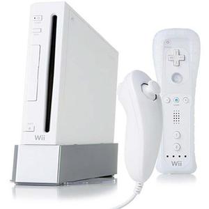 Wii Consola + 2 Controles (con 2 Nunchucks) + 7 Juegos