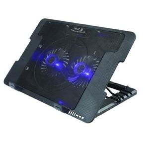 BASE REFRIGERANTE DOBLE COOLER CON LUZ LED NOTEBOOK USB