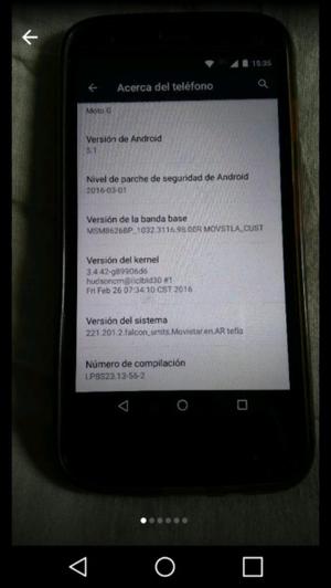 Celular Moto G 2da generación