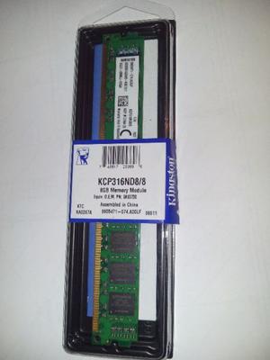 Memoria Kingston 8Gb - DDRMhz - 1,5v - No ECC