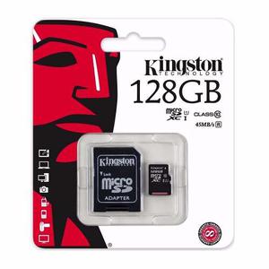 Memoria Micro Sd 128 Gb Clase 10 Kingston Original Garantia