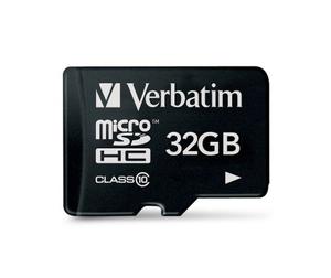 Memoria Micro Sd 32gb Clase 10 Verbatim Garantia De Por Vida