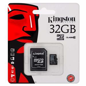 Memoria Micro Sd Con Adaptador Kingston Sdhd 32 Gb Clase 10