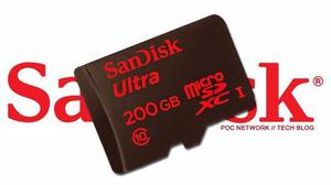 Memoria Micro Sd Sandisk 200gb Clase 10 Envio Sin Cargo