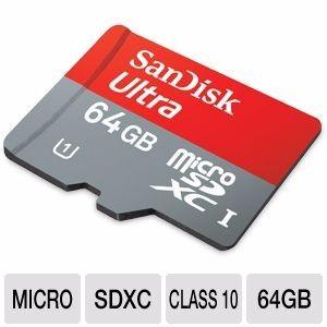 Memoria Micro Sd Sandisk 64gb Clase 10 Envio Sin Cargo