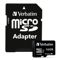 Memoria Verbatim Premium Micro Sd Hc 16 Gb Clase 10 Celular