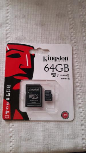 Memoria kingston 64 GB clase 10