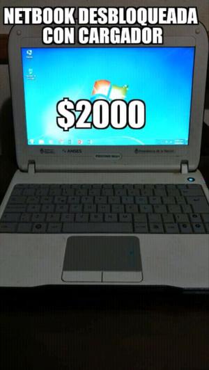 VENDO NETBOOK - EN LA PLATA -