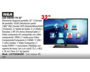 Vendo led smart tv 32 pulgadas RCA