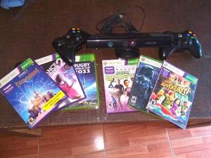 Xbox 360 slim 4gb kinect 2 joystick y juegos
