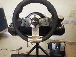 volante con soporte simulador de manejo