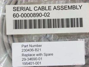 Cable Serial A Rj45 - Hp + Adaptador..original Nuevo.!