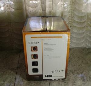 Caja Con Tergopol Y Bolsa De Parlantes Edifier X400