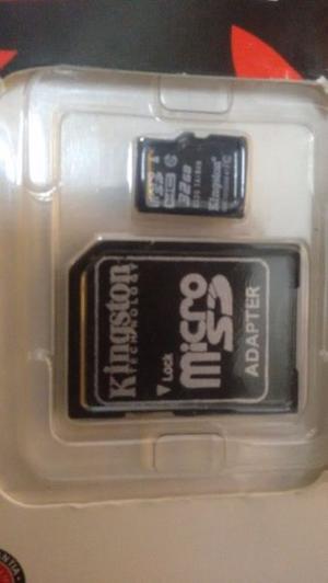 Micro SD Kingston 32 Gb clase 10 (nuevas)