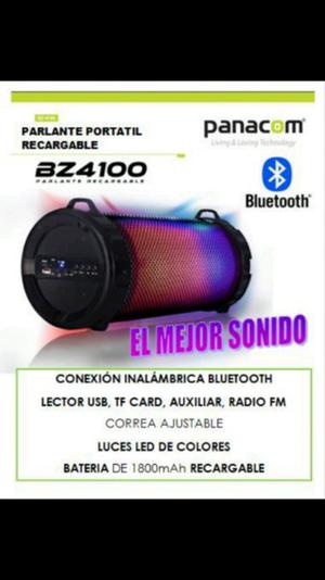 PARLANTE INALAMBRICO BLUETOOTH PANACOM, NUEVO!