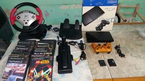 Ps2 Con 27 Juegos + Yoystick Ps2/ps3/pc +volante