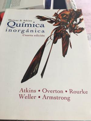 Quimica Inorganica Cuarta Edicion Shriver Y Atkins Nuevo!!!