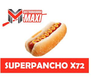 Super pancho + pan x72 unidades