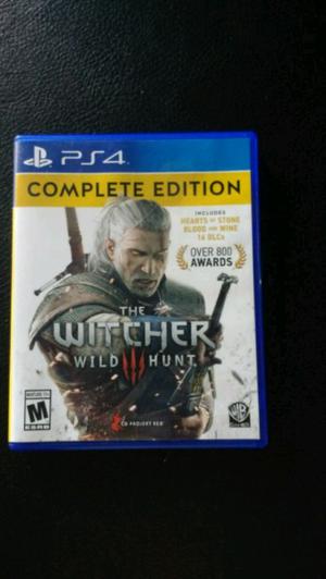The Witcher 3 complete edition. Ps4