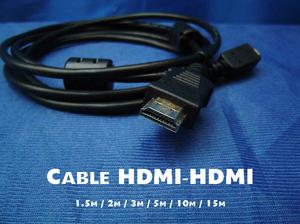 cable hdmi - hdmi 1,5m / 2m con filtro - villa del parque