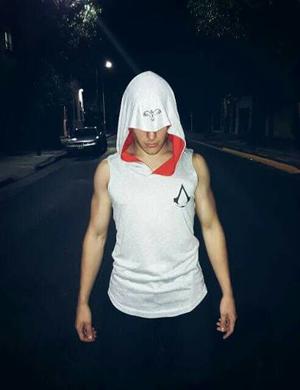 Assassins Creed Remera Con Capucha