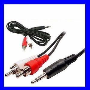 Cable RCA a Plug / 2 a 1 de Buena Calidad