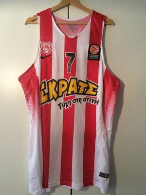 Camiseta Basket Europeo Olympiakos Nike