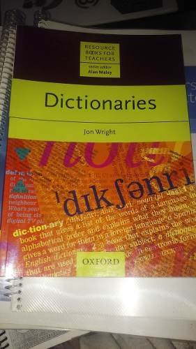 Dictionaries - Res.bks.for Teachers Wright Jon Oxford Univer