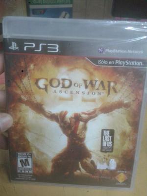 God of war asencion ps3 precio fijo producto nuevo
