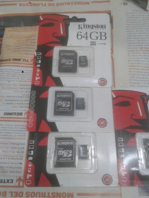 Memoria micro sd clase 10 de 64 gb.nuevas